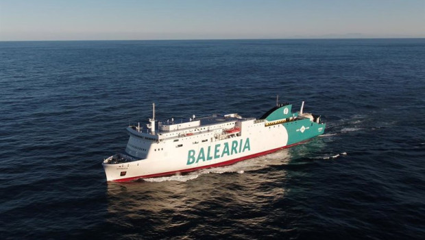 ep archivo   un buque de baleria realiza una travesia en aguas del mediterraneo
