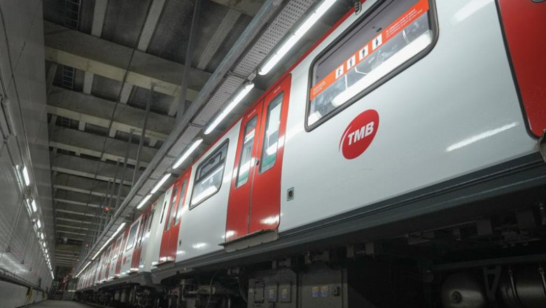 ep archivo   un tren durante una visita a los tuneles de lavado y al espacio de limpieza de