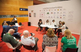 ep debate con las diputadas sofia castanon unidas podemos sandra moneo pp maribel garcia psoe e ines