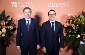 ep el consejero delegado de clarel jose maria jimenez y el consejero delegado del grupo trinity ivan