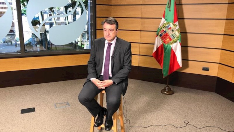 El portavoz del PNV en el Congreso,Aitor Esteban, en na entrevista en TVE | PNV ep el portavoz del pnv en el congresoaitor esteban en na entrevista en tve