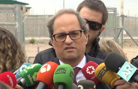 ep el presidente de la generalitat de cataluna joaquim torra visita a los exconsellers presos en