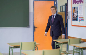 ep el presidente de la xunta alberto nunez feijoo en su discurso de fin de ano desde el ies eduardo