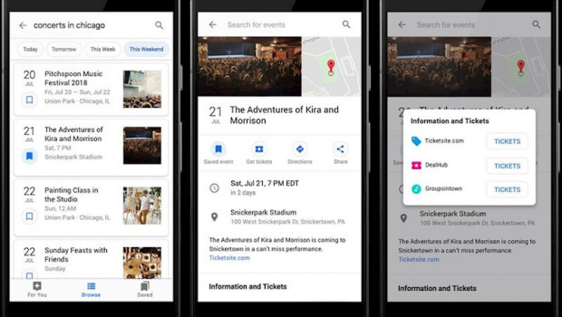 ep google actualiza su funcion de buscador de eventos en la que ahora aparece la informacion mas