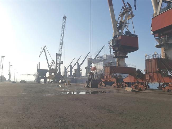 Huelga de la estiba en el Puerto de Santander | CEDIDA ep huelgala estibapuertosantander