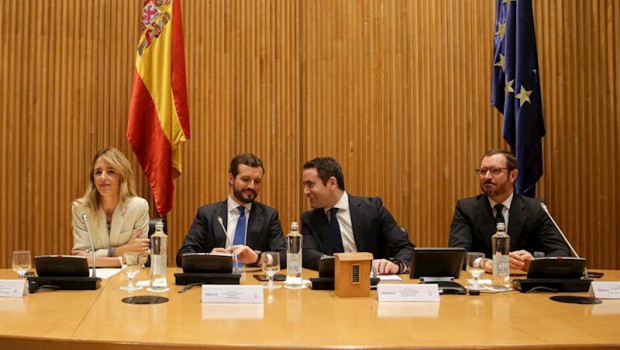 ep i-d la portavoz del partido popular en el congreso cayetana alvarez de toledo el presidente del