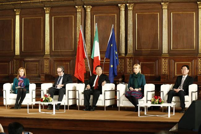 Inauguration of the year of EU-China 2018 tourism in Venice | LAPRESSE / LAPRESSE/ANDREA GILARDI ep inauguration of the year of eu-china 2018 tourism in venice