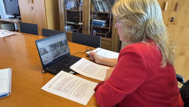 ep la consejera de pesca de cantabria maria jesus susinos ha participado de manera telematica en el ep la consejera de pesca de cantabria maria jesus susinos ha participado de manera telematica en el