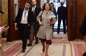 ep la ministra de hacienda y funcion publica maria jesus montero a su llegada a una sesion plenaria ep la ministra de hacienda y funcion publica maria jesus montero a su llegada a una sesion plenaria