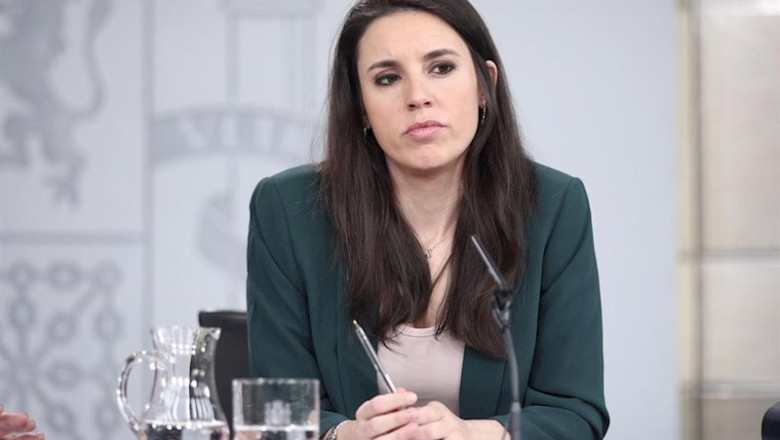 ep la ministra de igualdad irene montero durante la rueda de prensa tras el consejo de ministros ep la ministra de igualdad irene montero durante la rueda de prensa tras el consejo de ministros