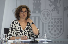 ep la ministra portavoz y ministra de hacienda maria jesus montero comparece en una rueda de prensa
