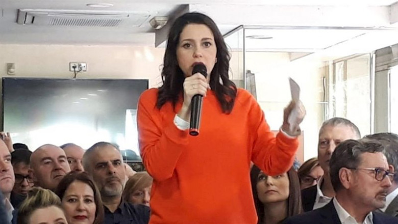 ep la portavoz de cs en el congreso y candidata a la presidencia del partido ines arrimada en