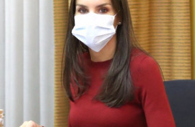 ep la reina letizia durante su reunion de trabajo convocada con representantes del real patronato