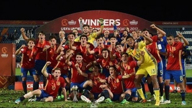 ep la seleccion espanola sub-17 alcanzacampeonatoeuropa