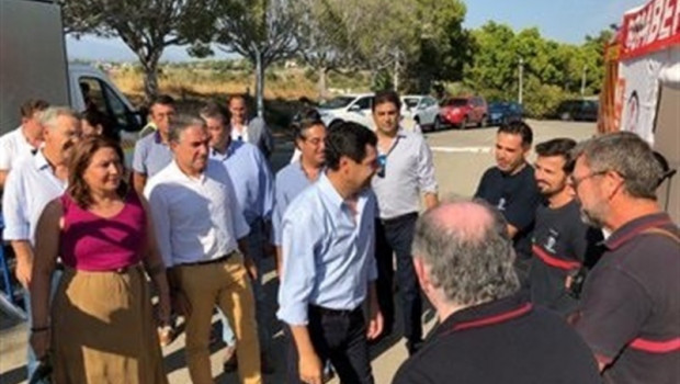 ep presidentela junta juanma moreno se desplazapuestomando instaladoincendioestepona