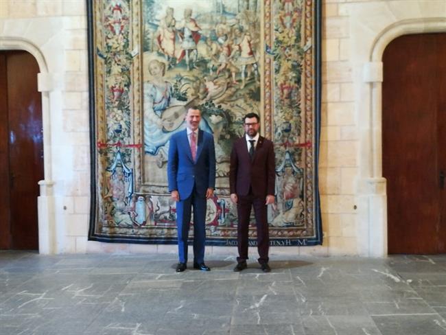 El Rey Felipe VI recibe en audiencia al alcalde de Palma, Antoni Noguera | EUROPA PRESS ep rey felipe vi recibeaudienciaalcaldepalma antoni noguera
