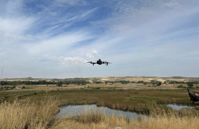 ep un dron durante un vuelo