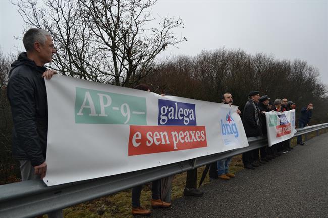 Acto del BNG contra los peajes de la AP-9 | BNG ep actobnglos peajesla ap-9