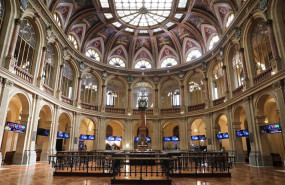 ep archivo   interior del palacio de la bolsa a 30 de agosto de 2022 en madrid espana