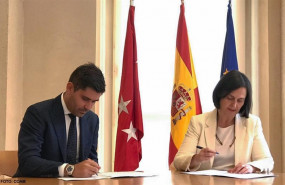 ep el presidente de afe david aganzo firma un convenio con el colegio de arquitectos de madrid