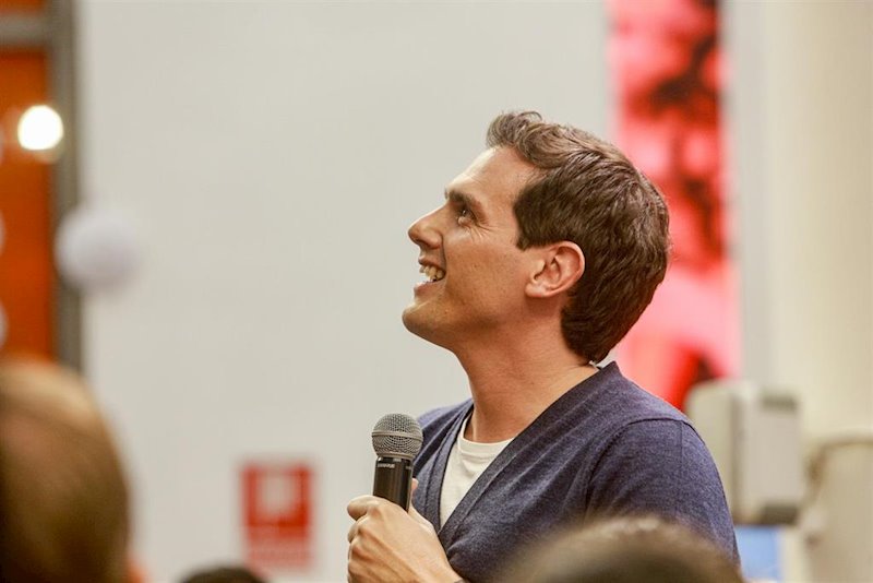 ep el presidente de ciudadanos albert rivera en la sede nacional del partido
