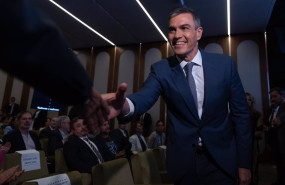 ep el presidente del gobierno pedro sanchez llega a la clausura la xxxii asamblea general de la