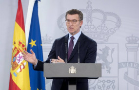 ep el presidente nacional del pp alberto nunez feijoo comparece tras la reunion con el presidente