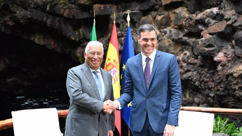 ep el primer ministro de la republica portuguesa antonio costa y el presidente del gobierno pedro ep el primer ministro de la republica portuguesa antonio costa y el presidente del gobierno pedro