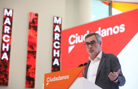 ep el secretario general de ciudadanos jose manuel villegas en rueda de prensa en la sede del