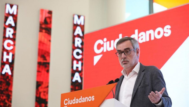ep el secretario general de ciudadanos jose manuel villegas en rueda de prensa en la sede del