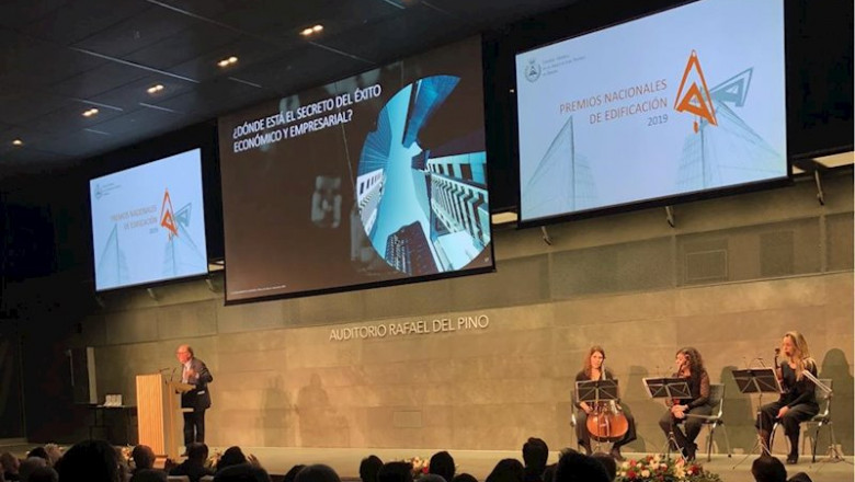 ep entrega de la edicion de 2019 de los premios nacionales de arquitectura organizados por el