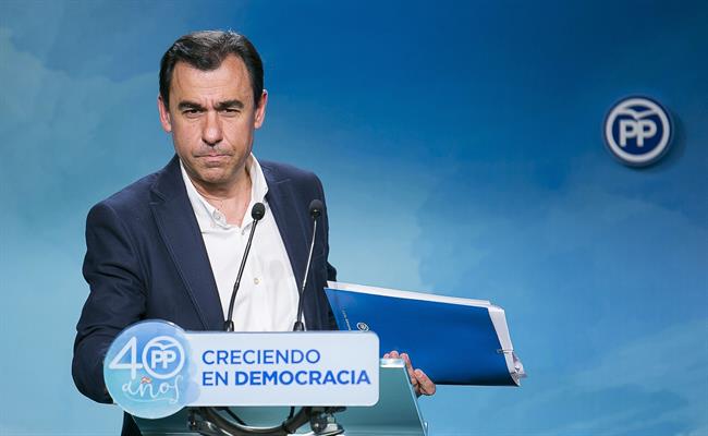 Fernando Martinez Maillo en la sede del PP | PP ep fernando martinez maillola sedepp