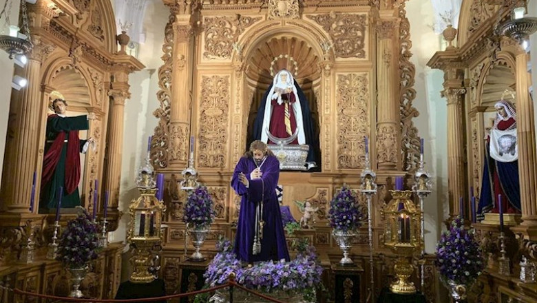 ep imagen de el abuelo dispuesto para el besapie en marzo de este ano