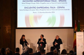 ep imagen del encuentro empresarial italia espana celebrado este jueves en roma