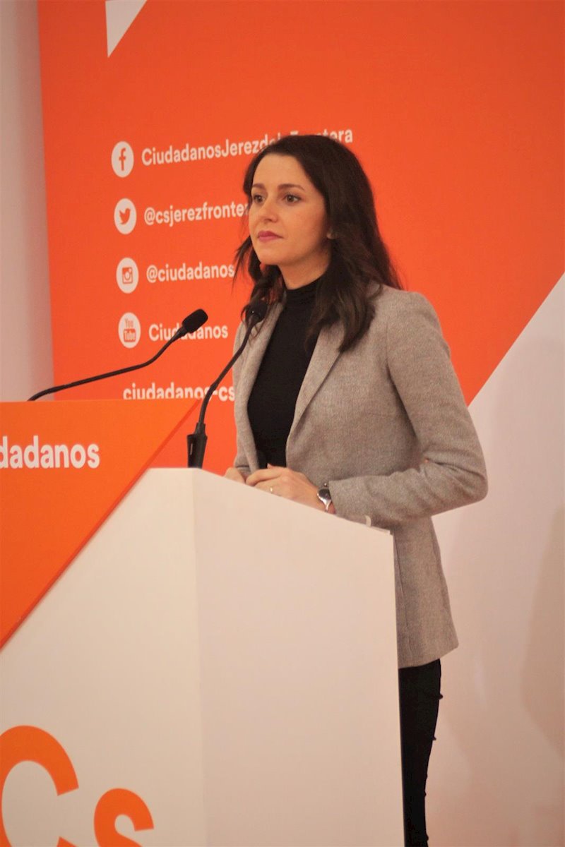 ep ines arrimadas en jerez en rueda de prensa