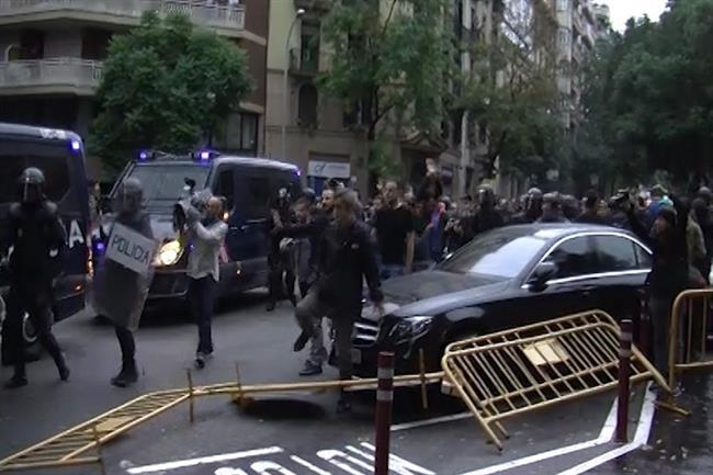 Interior difunde imágenes de la agresión a los Policías | EUROPAPRESS ep interior difunde imagenesla agresionlos policias