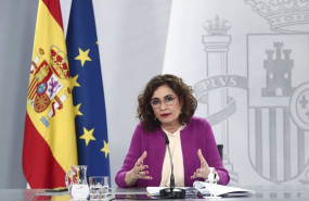 ep la ministra de hacienda y portavoz del gobierno maria jesus montero durante una rueda de prensa 20210412080709