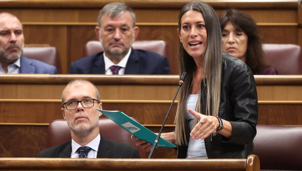 ep la portavoz de junts en el congreso miriam nogueras interviene durante una sesion de control al