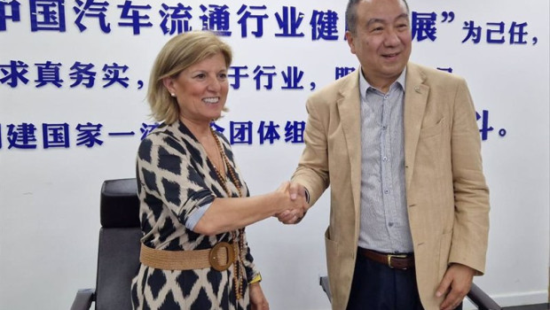 ep la presidenta de faconauto marta blazquez y el presidente de cada shen jin jun ep la presidenta de faconauto marta blazquez y el presidente de cada shen jin jun