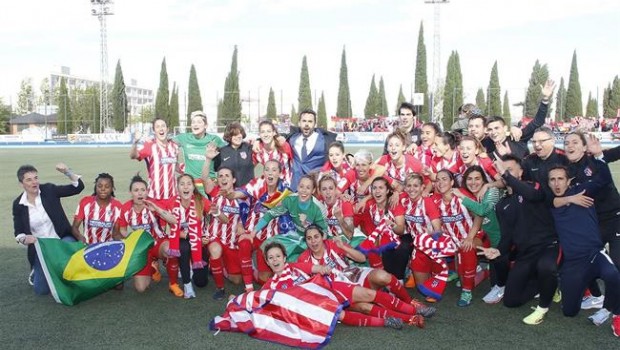 ep las jugadorasat madrid femenino celebransegundo tituloliga