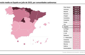 ep mapa con cifras de pensiones en espana