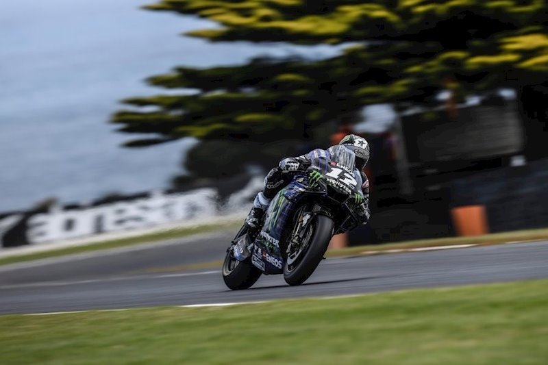 ep maverick vinales durante los libres del gran premio de australia 2019