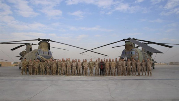 ep militares espanoles en taji irak en una visita del jemad en febrero