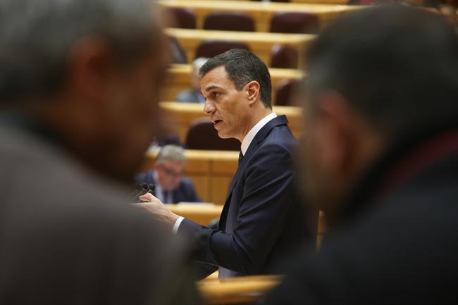 Pleno en el Senado con el presidente del Gobierno, Pedro Sánchez | Ricardo Rubio - Europa Press - Archivo ep plenosenadopresidentegobierno pedro sanchez
