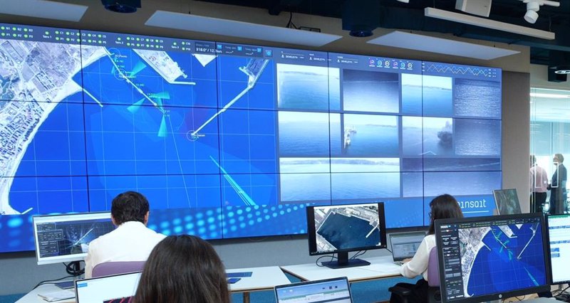Sala de control con tecnología de Minsait. | INDRA - Archivo ep sala de control con tecnologia de minsait