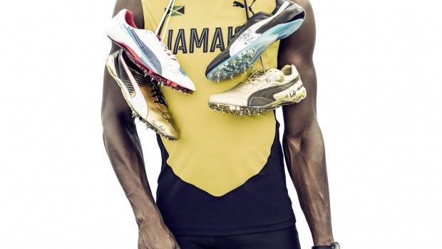 ep usain bolt conzapatillasla marca puma